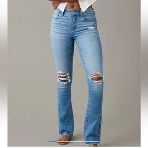AE Skinny Kick Flare Jeans